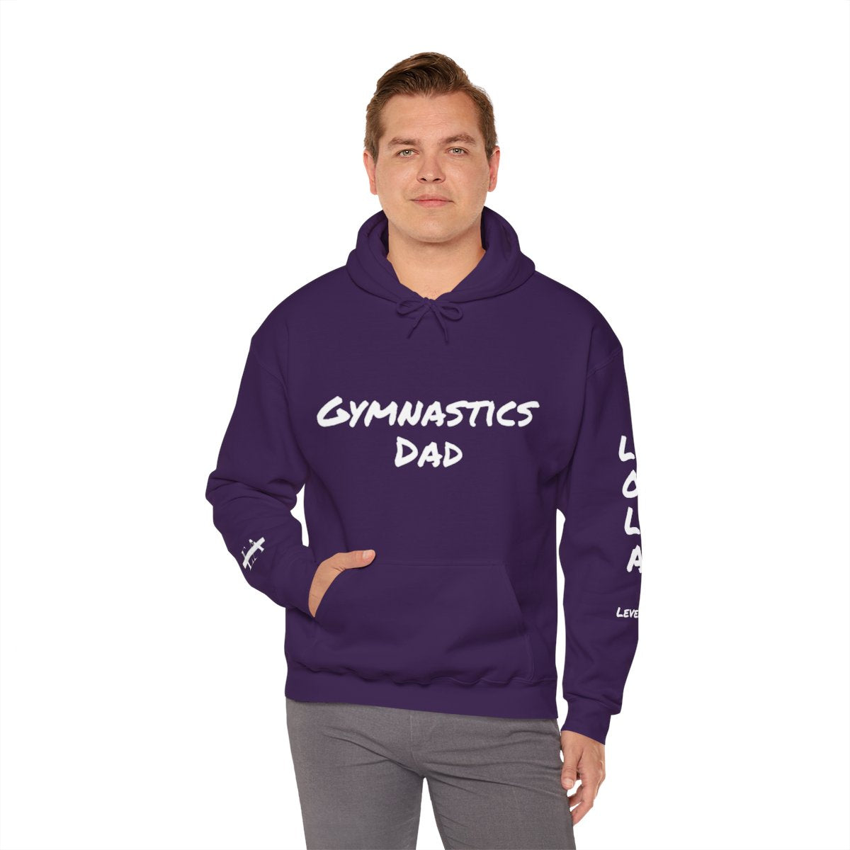 Definition Gymnastics Dad Unisex Heavy Blend™ Hooded Sweatshirt