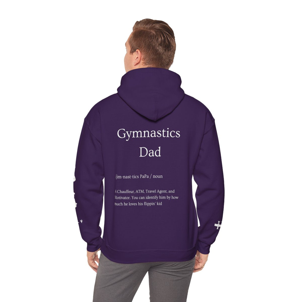Definition Gymnastics Dad Unisex Heavy Blend™ Hooded Sweatshirt