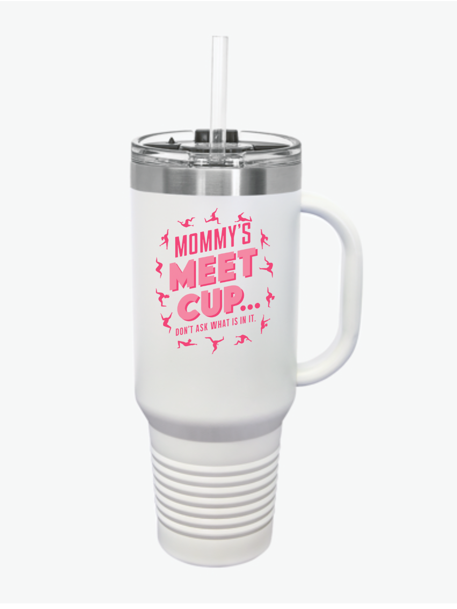 Mommy's Meet Cup Insulated Travel Mug, 40oz