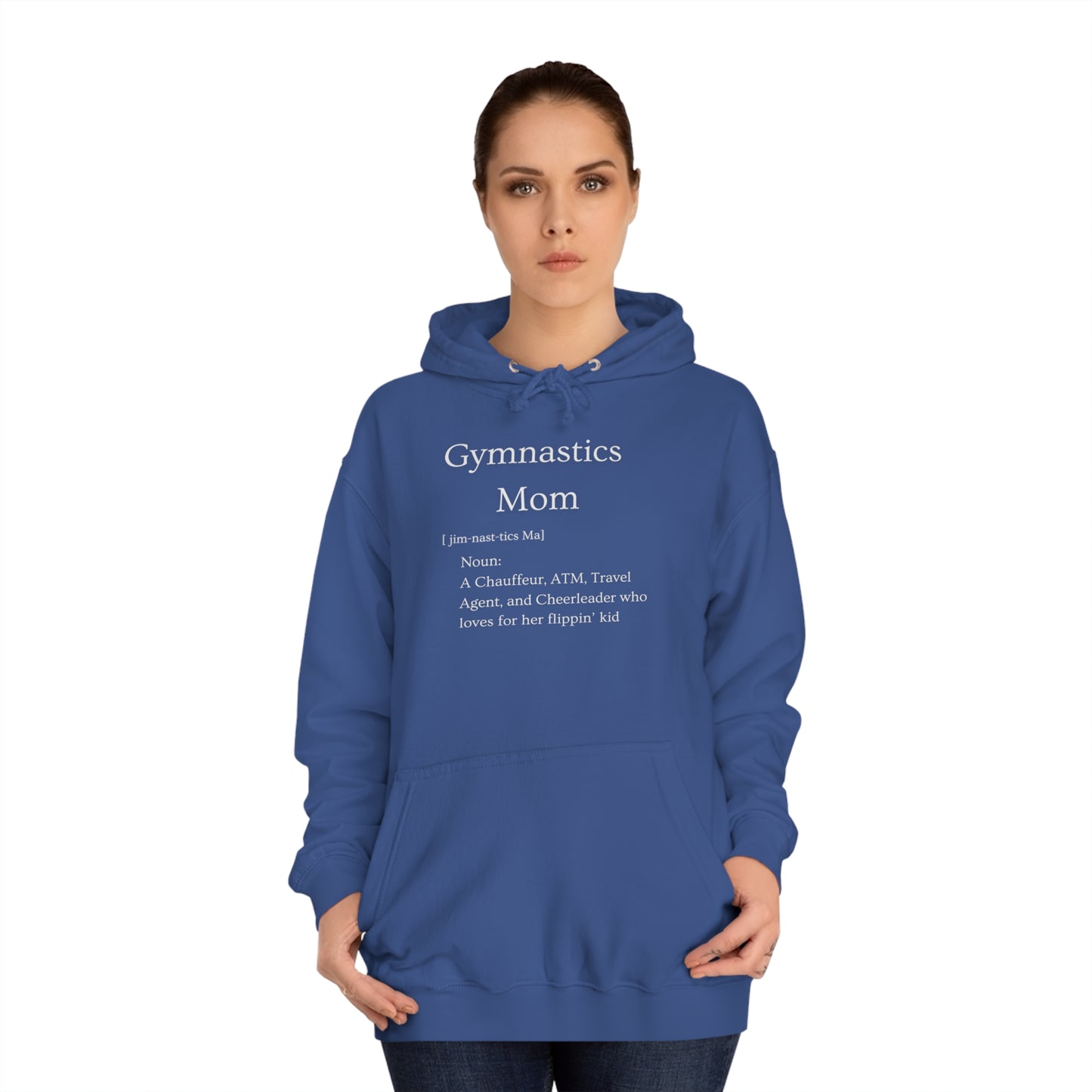 Definition: Mom Unisex College Hoodie