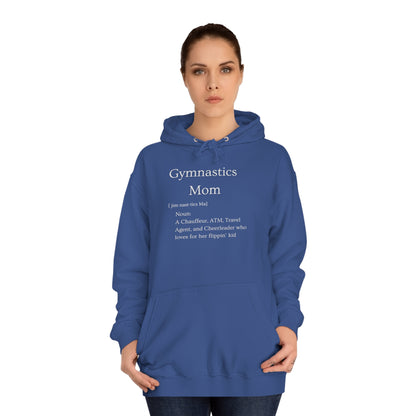 Definition: Mom Unisex College Hoodie