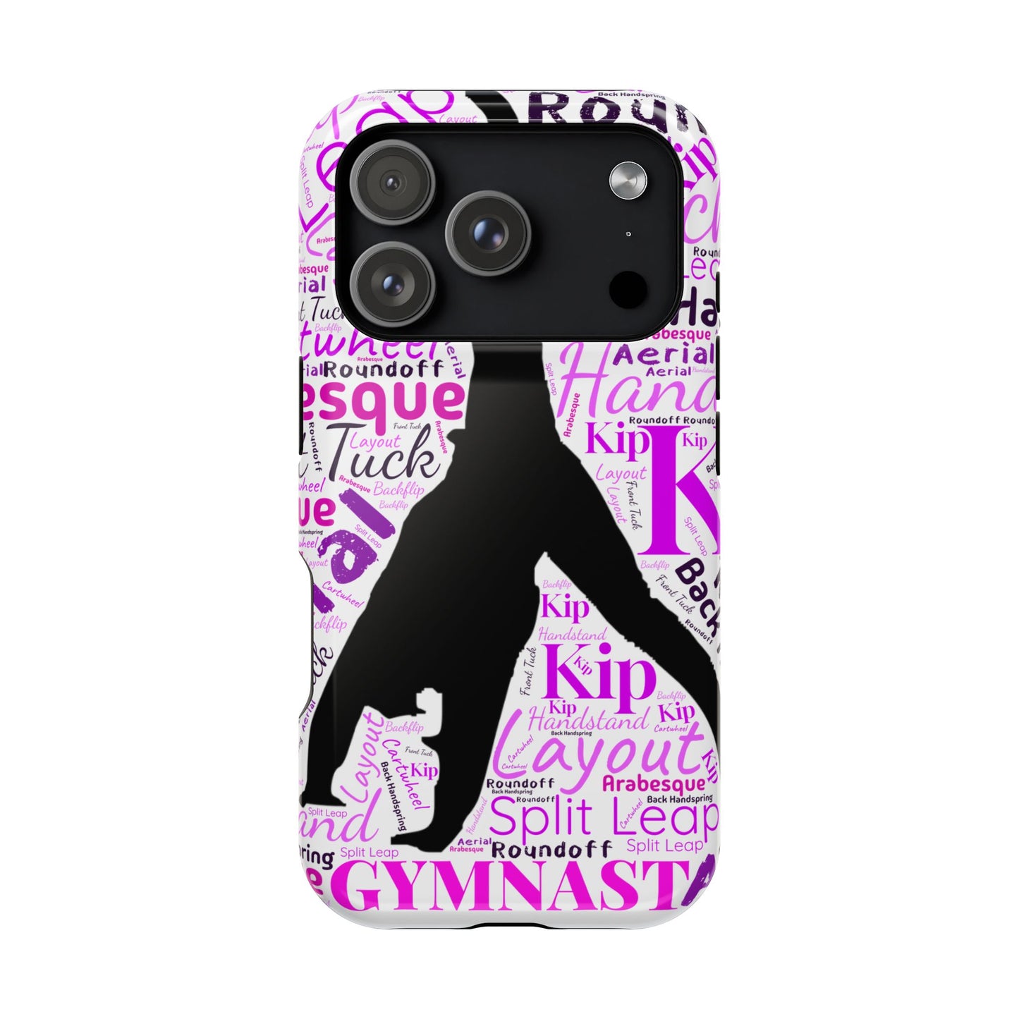 Impact-Resistant MagSafe Phone Case for Gymnasts (iPhone 13-17)  | Gymnast Design, Durable Protection