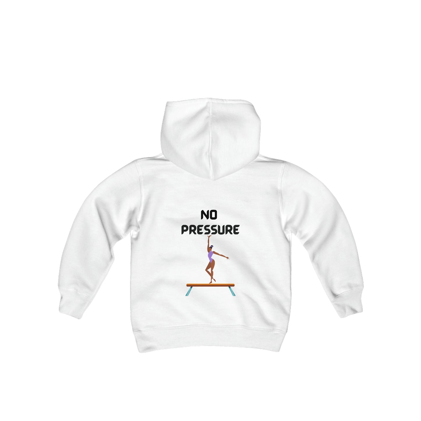 Youth Beam Queen (No Pressure) Heavy Blend Hooded Sweatshirt