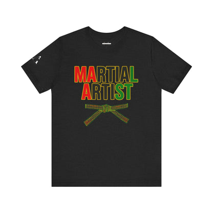 Martial Artist (Pan-African Colors) Adult/Teen T-Shirt