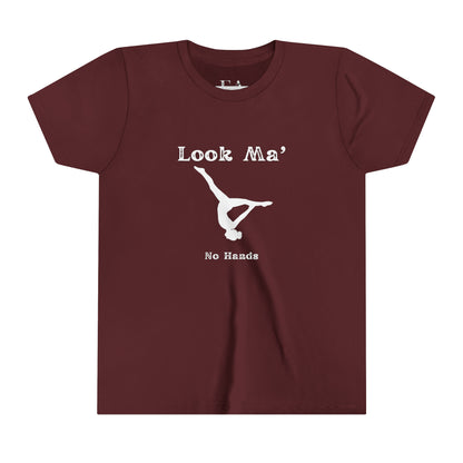 Look Ma No Hands (Gymnast Aerial) Youth Short Sleeve Tee