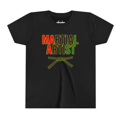 Martial Artist Juneteenth Youth Short Sleeve Tee