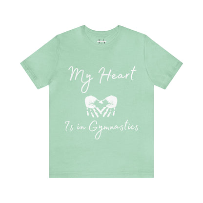 My Heart Gymnastics Unisex Jersey Short Sleeve Tee