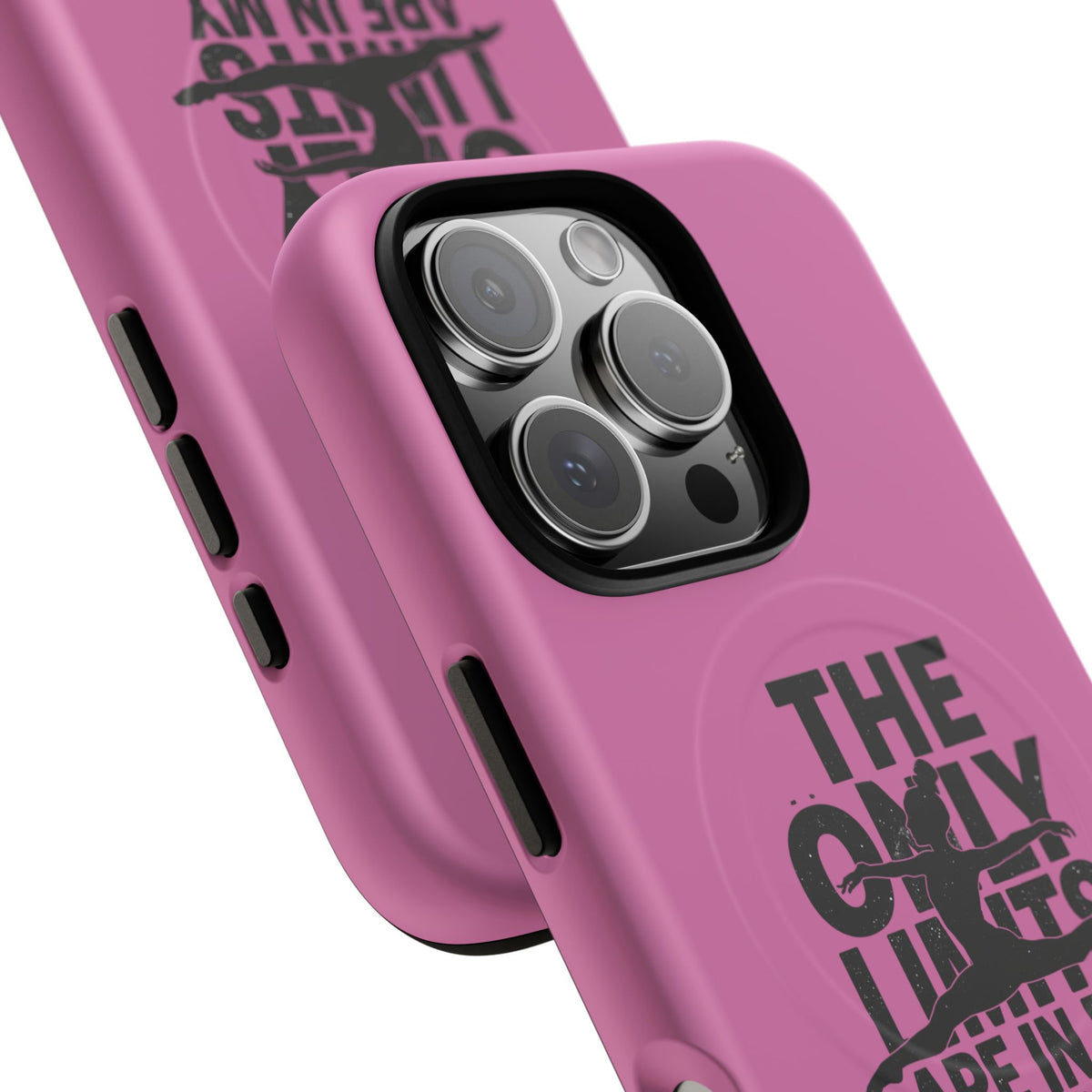 Tough Magnetic Phone Case (iPhone 18 Pro Max- iPhone 15) — “The Only Limits Are In My Mind” Motivational Design