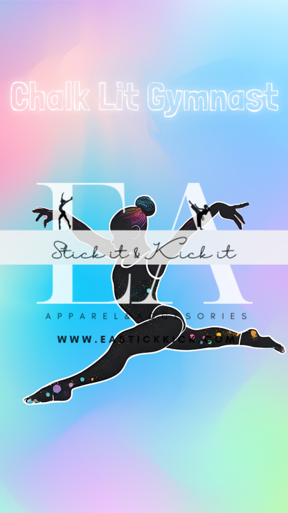 Superhero Gymnast Phone Wallpaper (Instant Download)