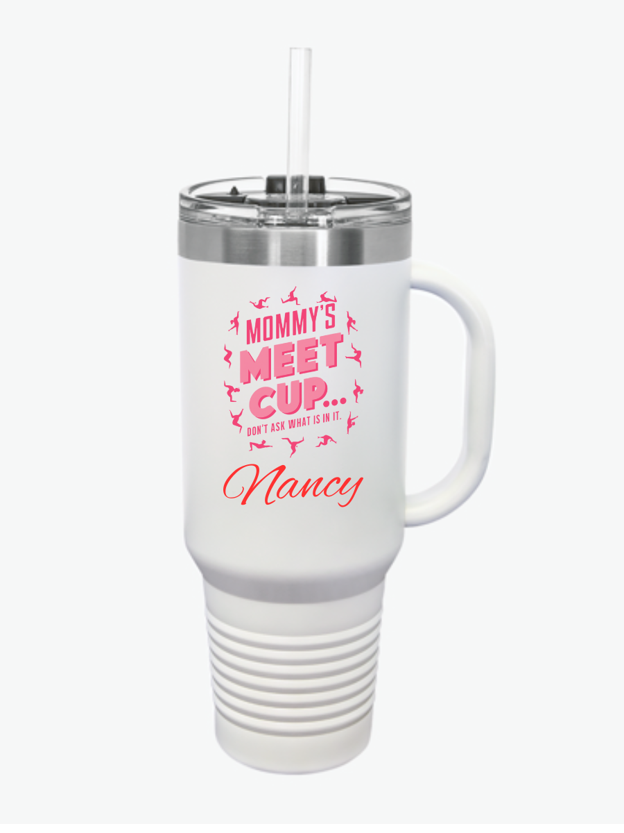 Mommy's Meet Cup Insulated Travel Mug, 40oz