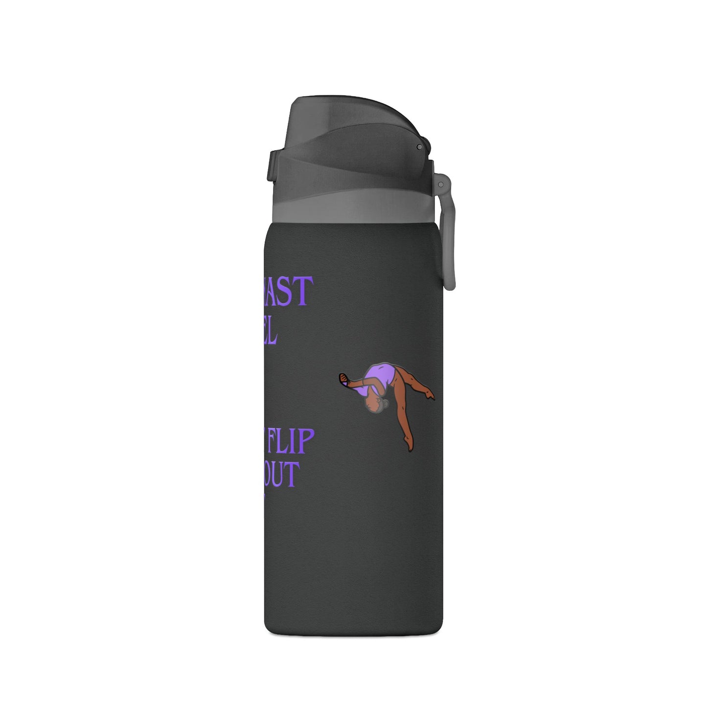 Gymnast Fuel 32oz Insulated Personalized Water Bottle — “Might Flip Without It”- Summer 2026