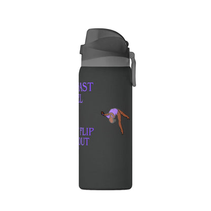 Gymnast Fuel 32oz Insulated Personalized Water Bottle — “Might Flip Without It”- Summer 2026