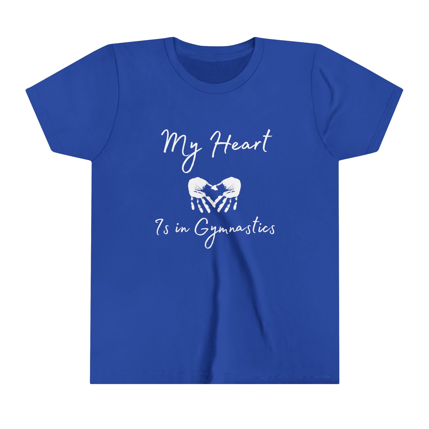 Youth Gymnastics in My Heart Short Sleeve Tee