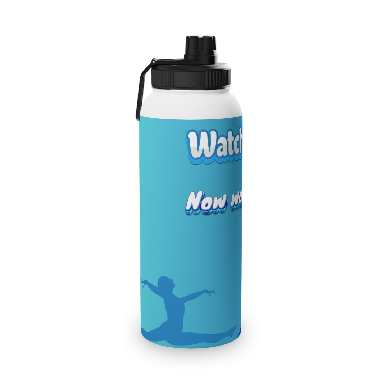 Sip and Flip Stainless Steel Water Bottle, Sports Lid