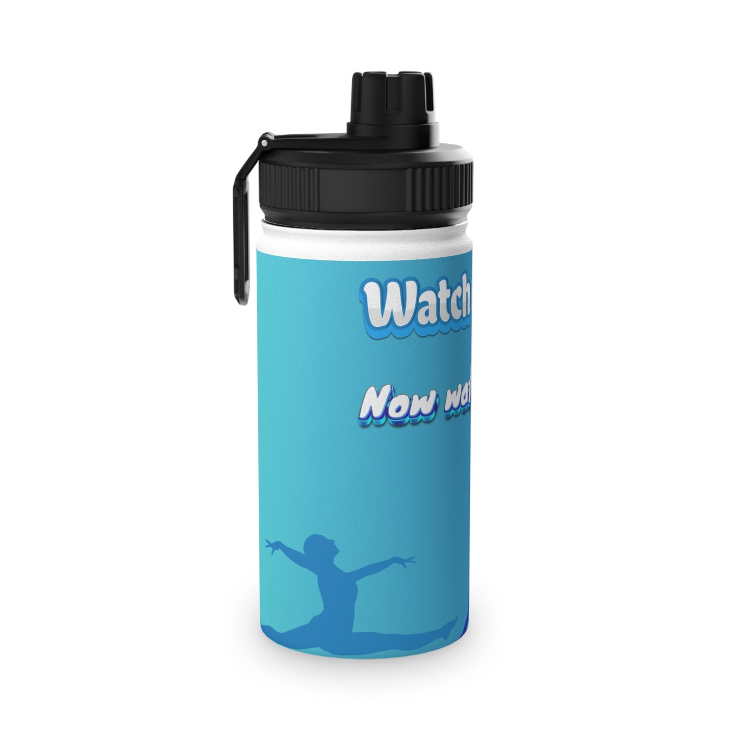 Sip and Flip Stainless Steel Water Bottle, Sports Lid