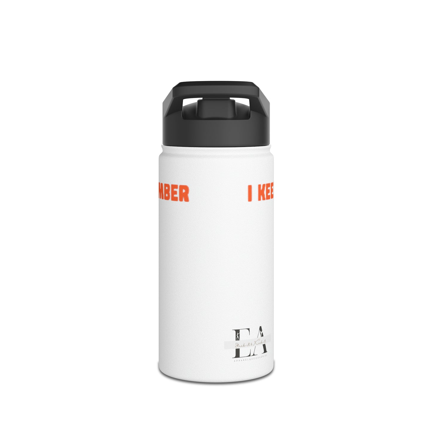 Keep a Kick  Stainless Steel Water Bottle, Standard Lid