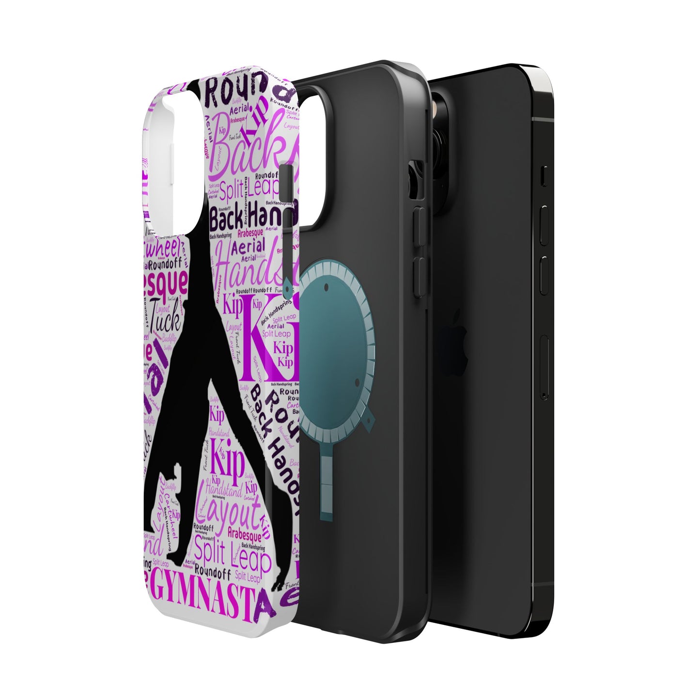 Impact-Resistant MagSafe Phone Case for Gymnasts (iPhone 13-17)  | Gymnast Design, Durable Protection