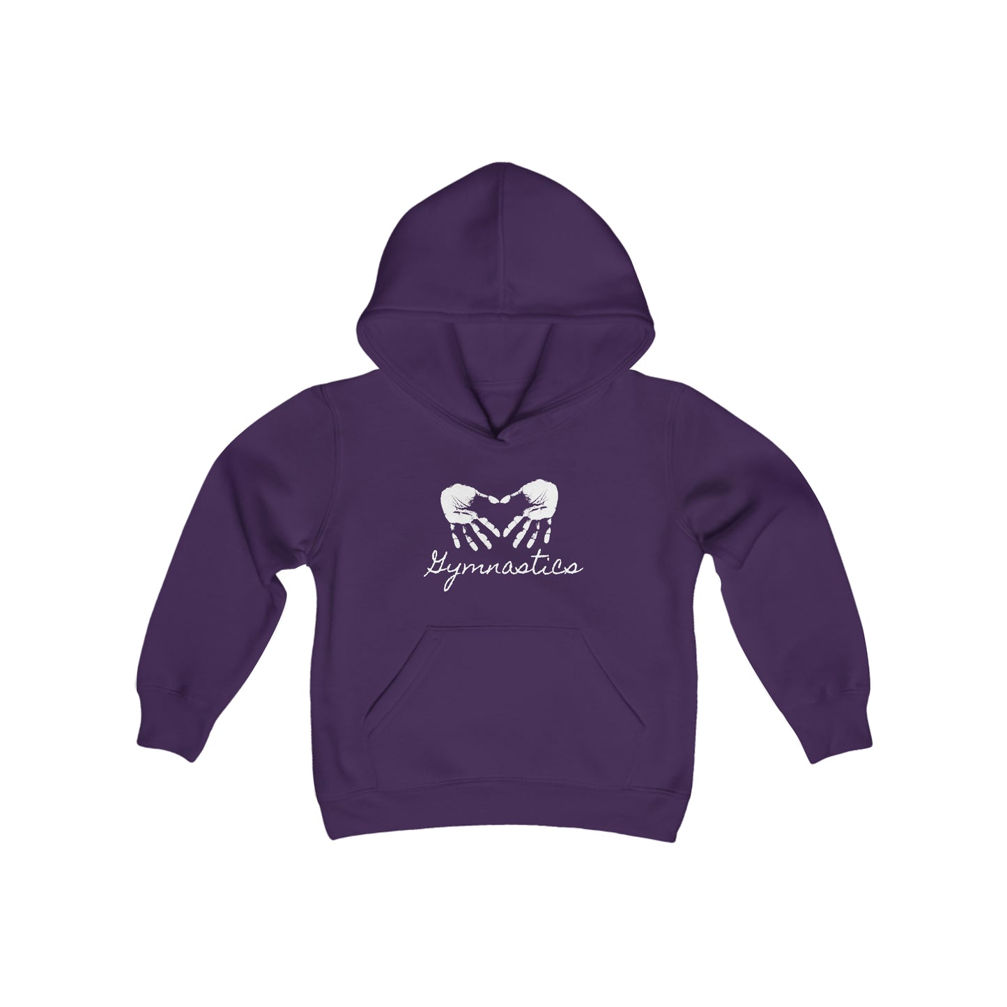 Youth My Heart Gymnastics Heavy Blend Hooded Sweatshirt