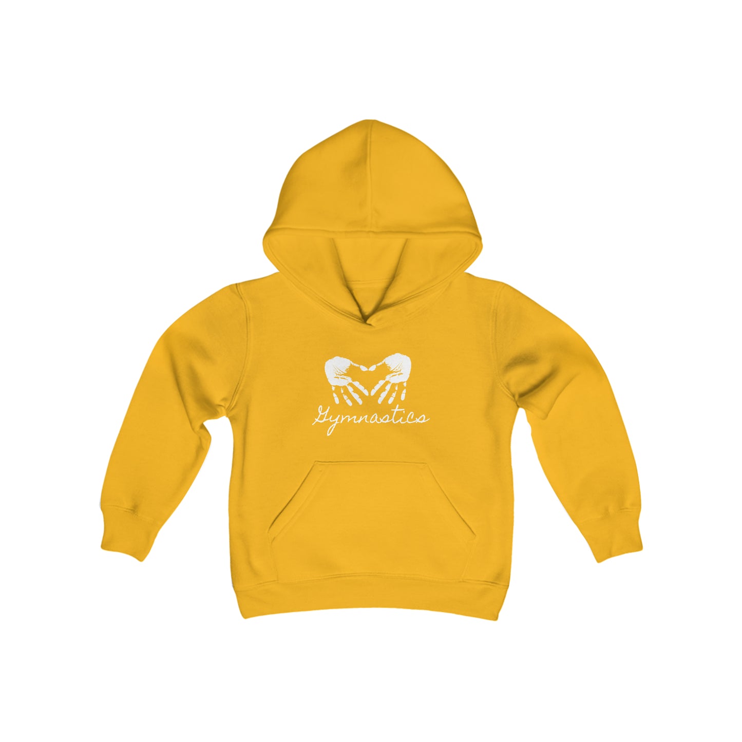 Youth My Heart Gymnastics Heavy Blend Hooded Sweatshirt