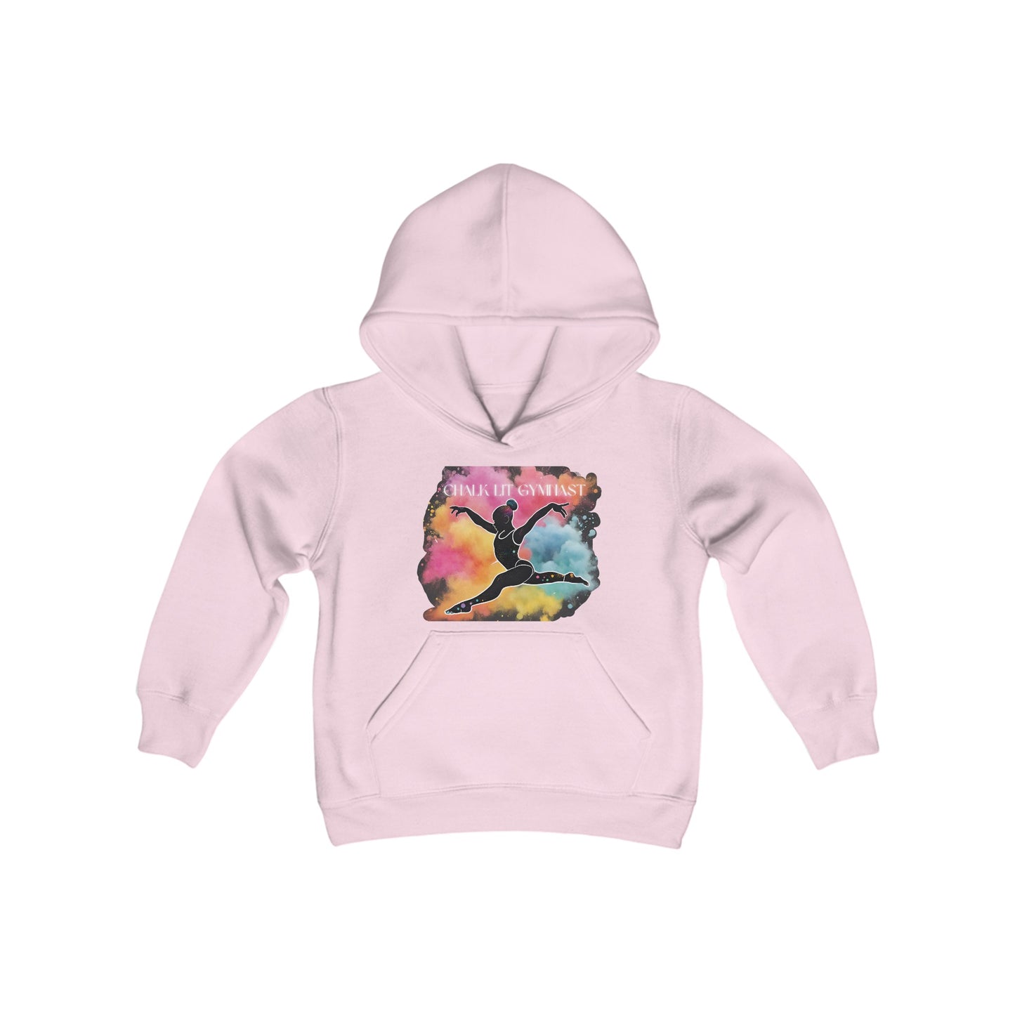 Youth Chalk Lit Gymnast Heavy Blend Hooded Sweatshirt