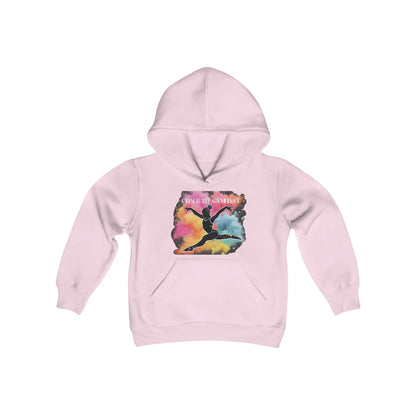 Youth Chalk Lit Gymnast Heavy Blend Hooded Sweatshirt