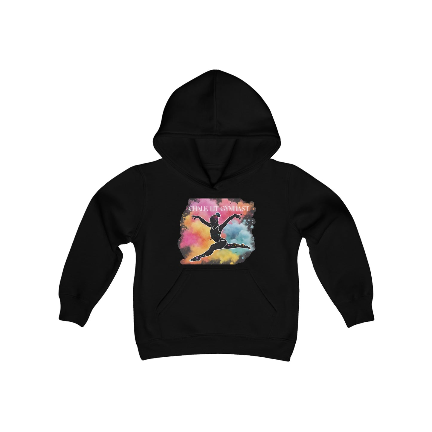 Youth Chalk Lit Gymnast Heavy Blend Hooded Sweatshirt