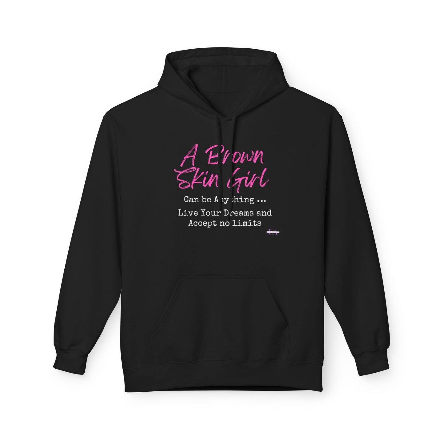 Brown Skin Girl Can Be Anything Heavy Blend Hooded Sweatshirt