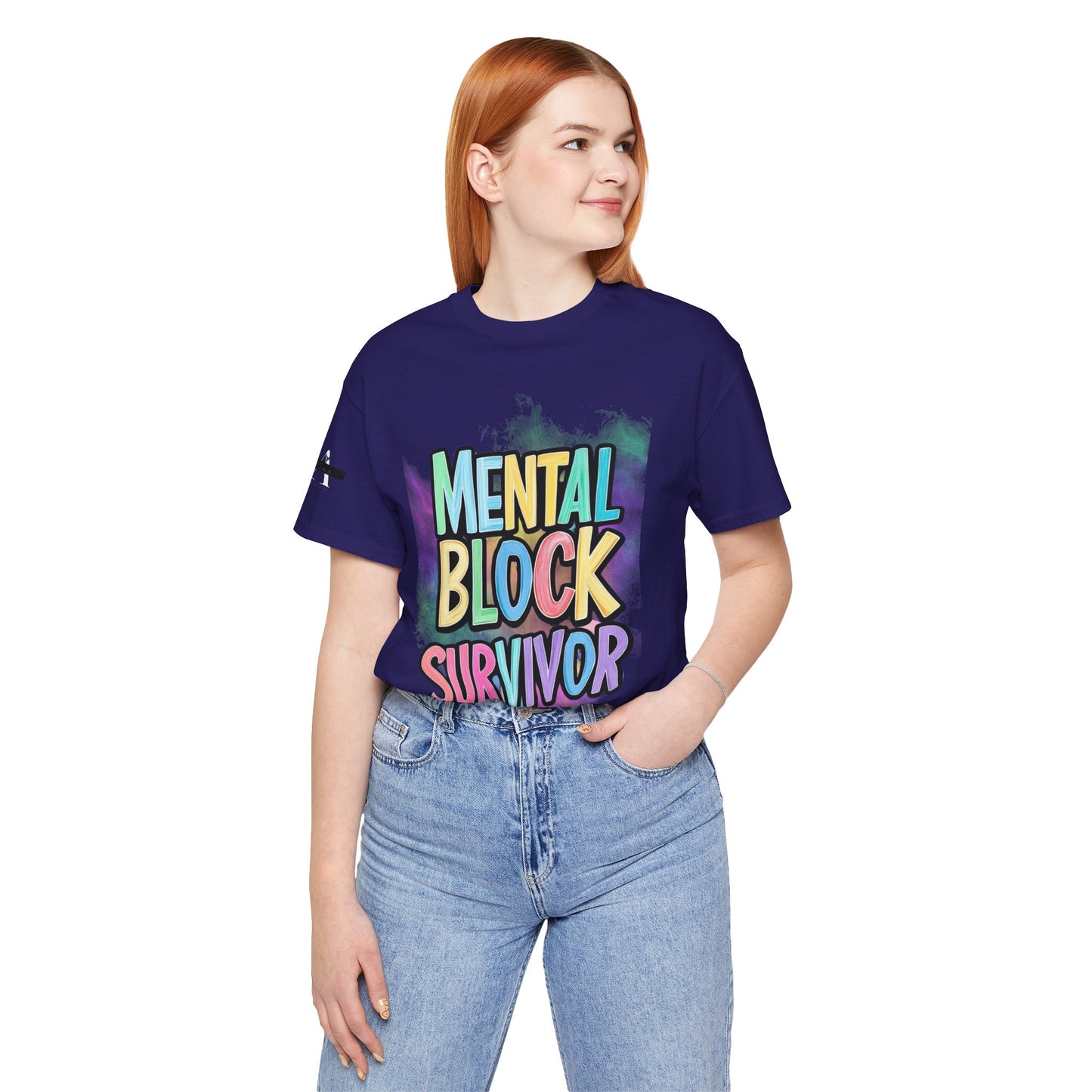 Mental Block Survivor Adult/Teen T-Shirt