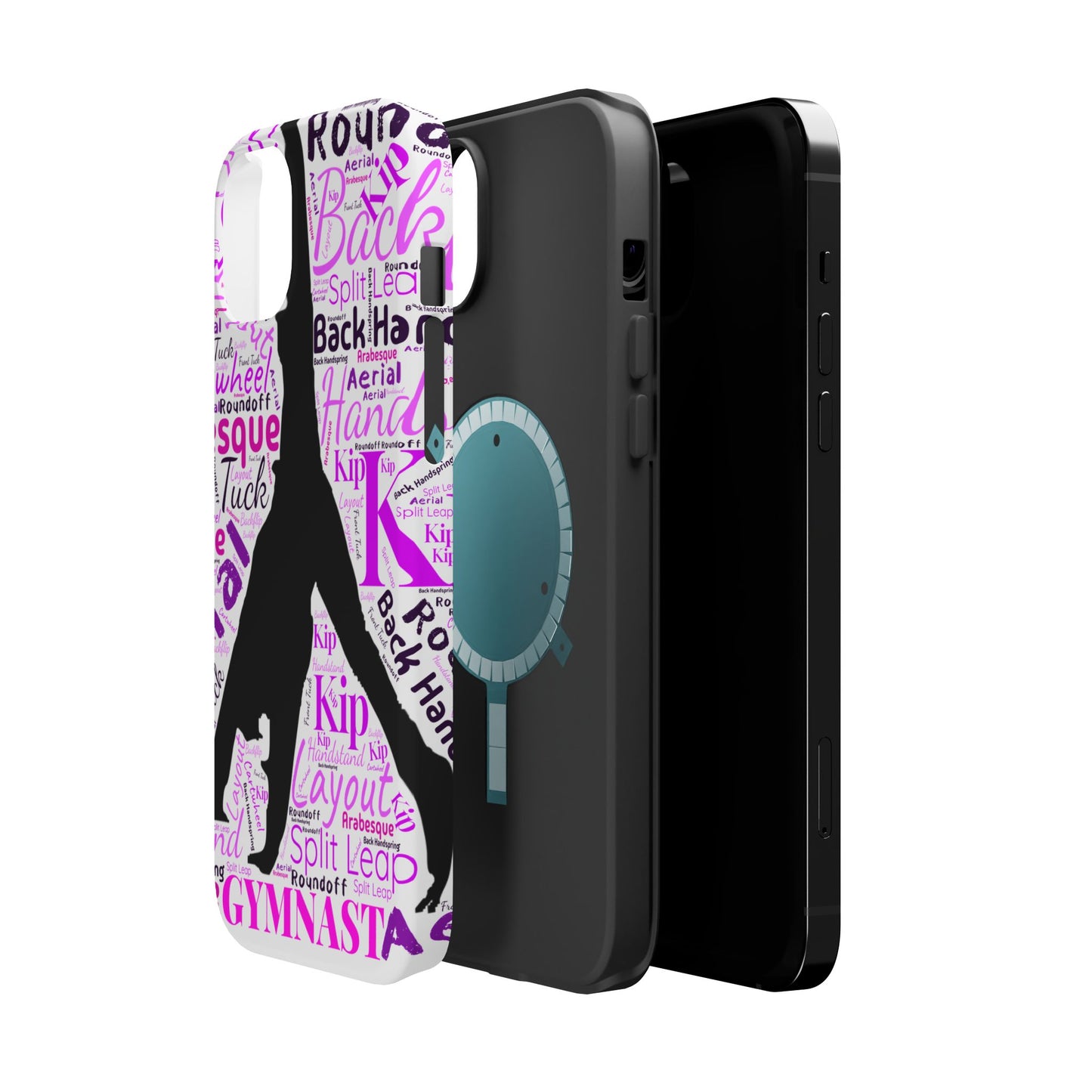 Impact-Resistant MagSafe Phone Case for Gymnasts (iPhone 13-17)  | Gymnast Design, Durable Protection