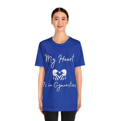 My Heart Gymnastics Unisex Jersey Short Sleeve Tee