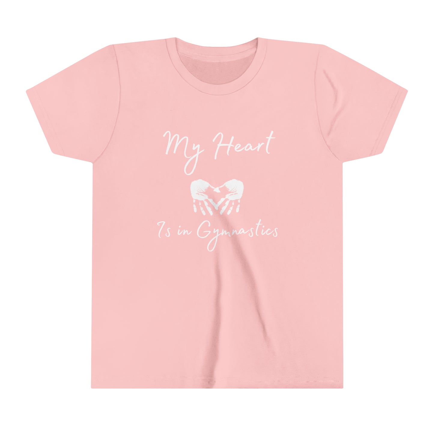 Youth Gymnastics in My Heart Short Sleeve Tee