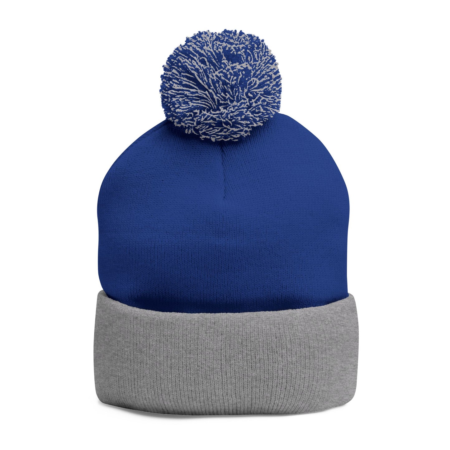 Gymnast Embroidered (Personalized) Pom-Pom Knit Beanie – Warm Cuffed Winter Hat for Gymnasts & Fans
