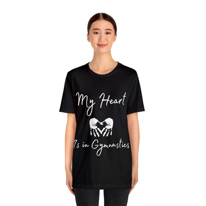 My Heart Gymnastics Unisex Jersey Short Sleeve Tee