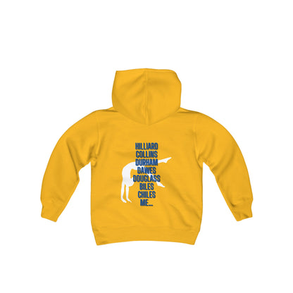 Youth HBCU Inspired Historical Gymnasts Heavy Blend Hooded Sweatshirt