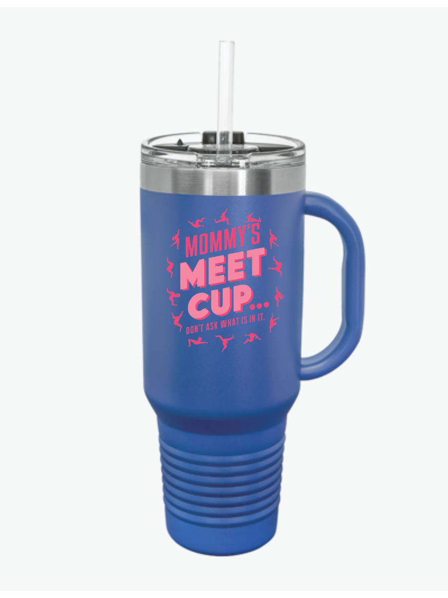 Mommy's Meet Cup Insulated Travel Mug, 40oz