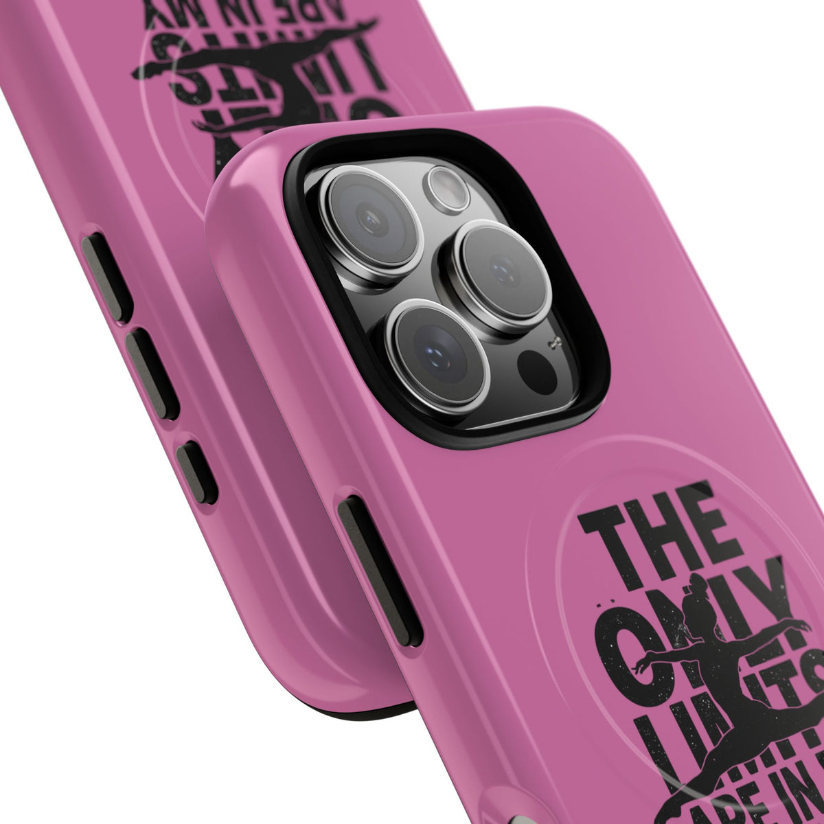 Tough Magnetic Phone Case (iPhone 18 Pro Max- iPhone 15) — “The Only Limits Are In My Mind” Motivational Design
