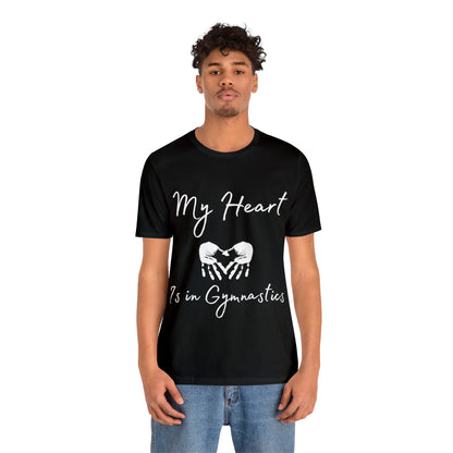 My Heart Gymnastics Unisex Jersey Short Sleeve Tee