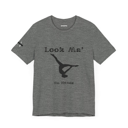 Look Ma, No Hands (Gymnast Aerial )Unisex Jersey Short Sleeve Tee