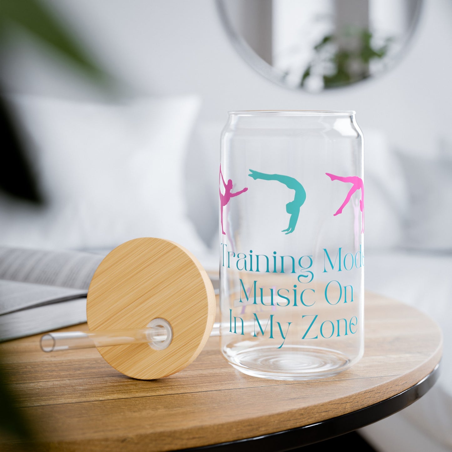 Training Mode Gymnast Sipper Glass, 16oz