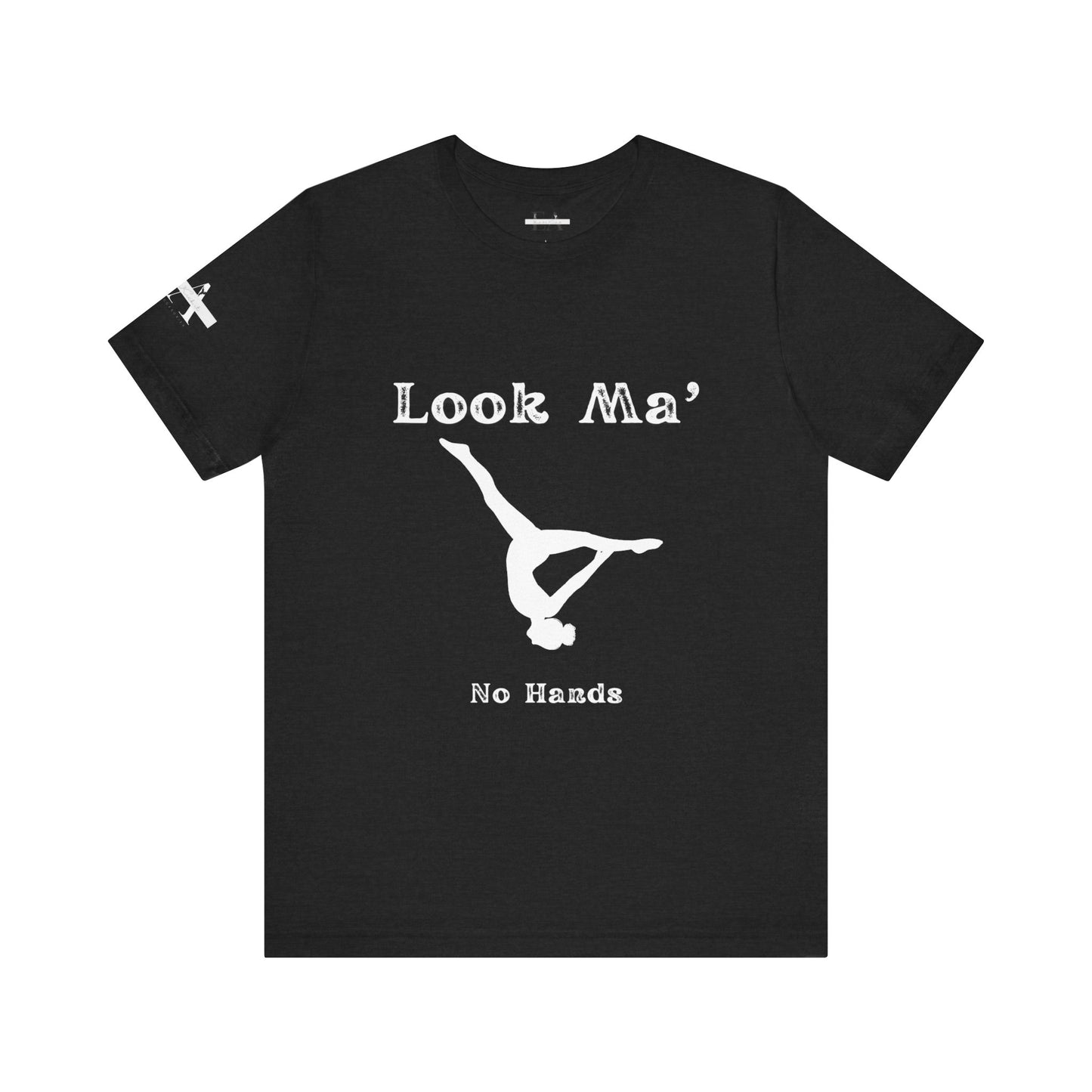 Look Ma, No Hands (Gymnast Aerial )Unisex Jersey Short Sleeve Tee