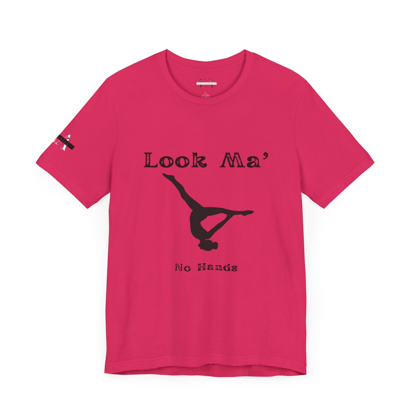 Look Ma, No Hands (Gymnast Aerial )Unisex Jersey Short Sleeve Tee