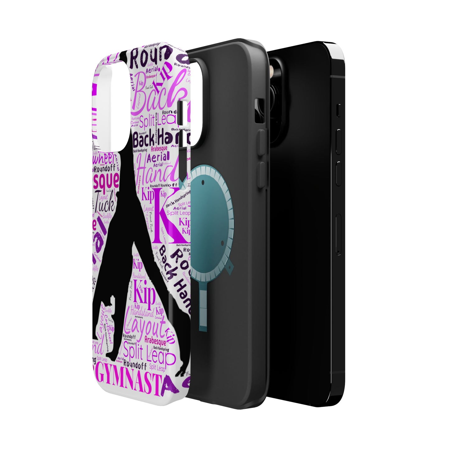 Impact-Resistant MagSafe Phone Case for Gymnasts (iPhone 13-17)  | Gymnast Design, Durable Protection