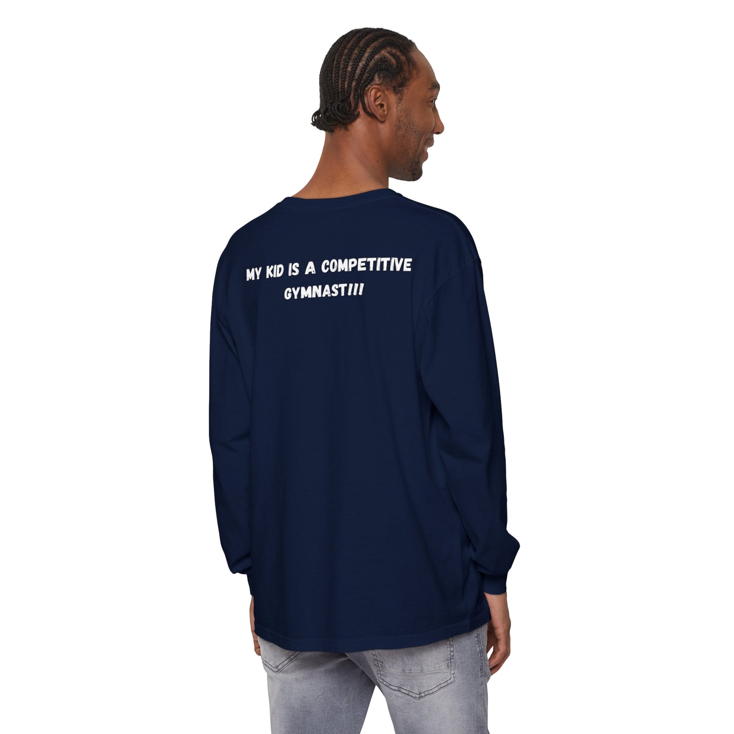 On The Road Unisex Garment-dyed Long Sleeve T-Shirt