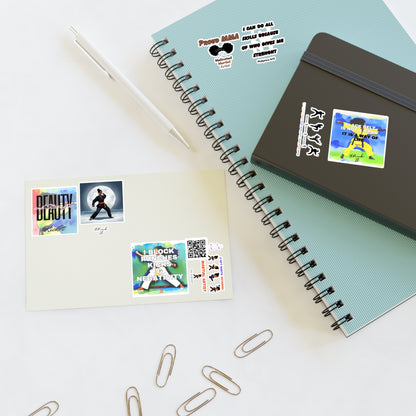 E & A Karate Sticker Sheets