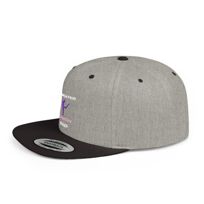 Dadicated Gymnastics Dad Flat Bill Snapback