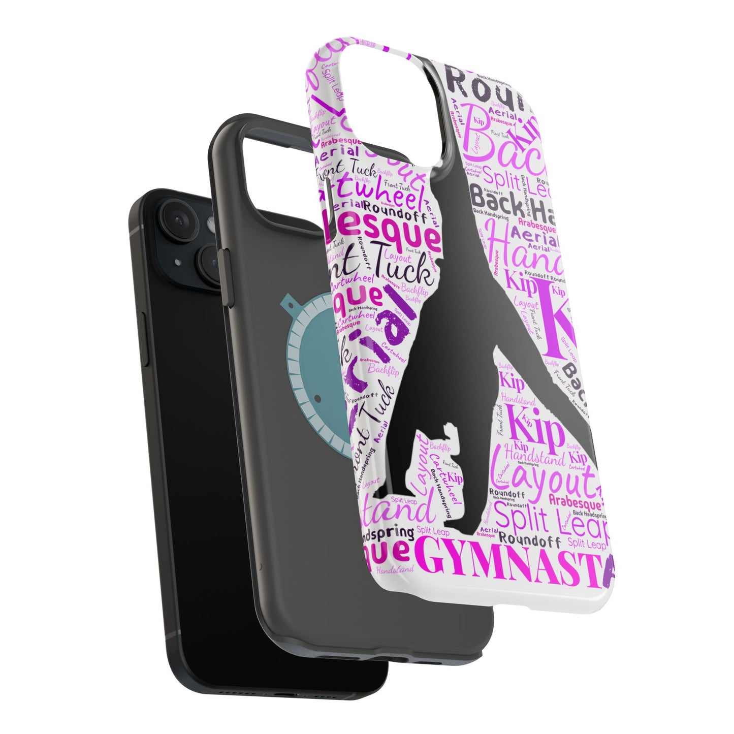 Impact-Resistant MagSafe Phone Case for Gymnasts (iPhone 13-17)  | Gymnast Design, Durable Protection