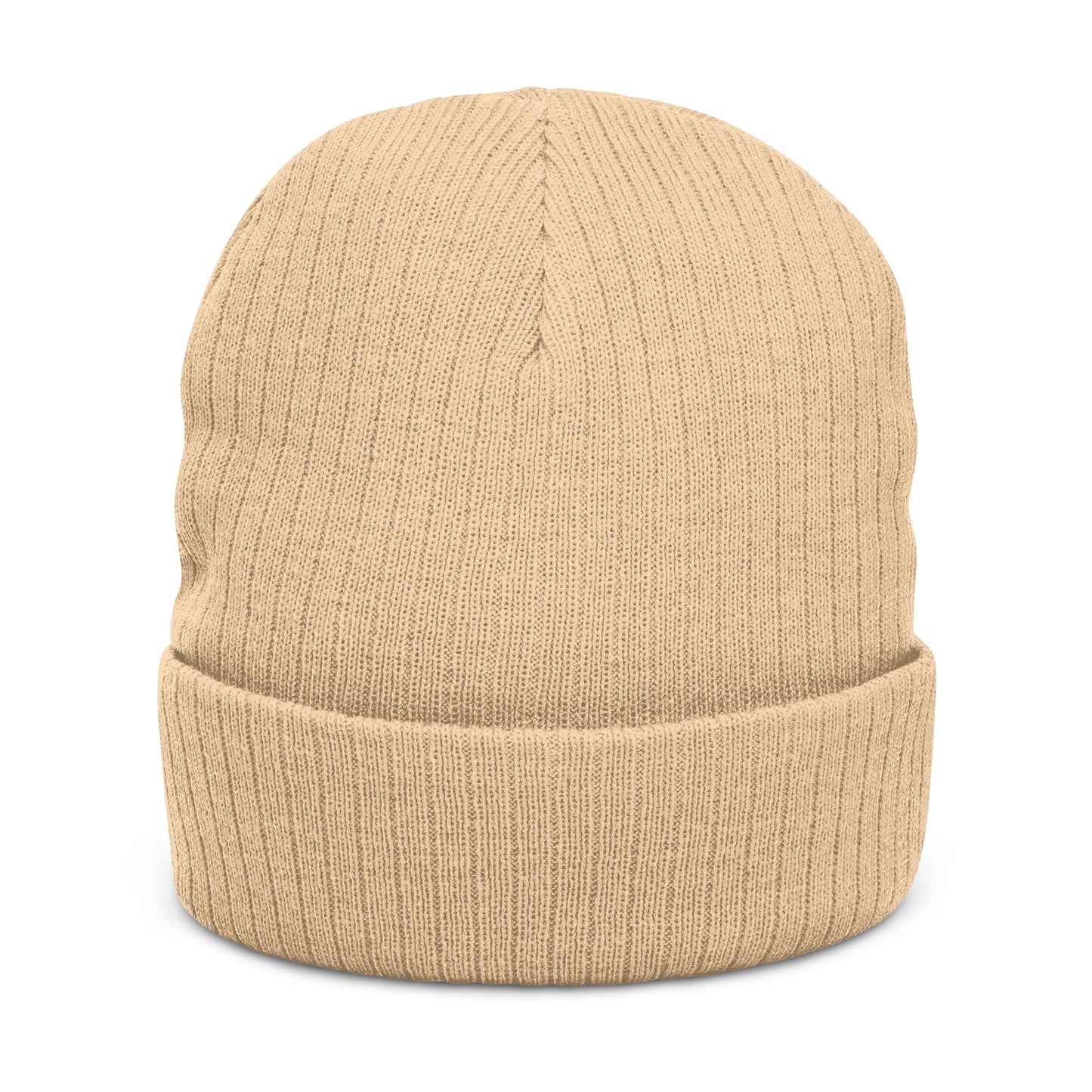 Flipping Cold Embroidered Gymnasts Beanie — Ribbed Knit Winter Hat