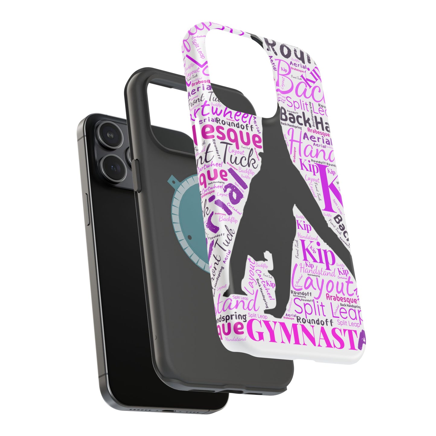 Impact-Resistant MagSafe Phone Case for Gymnasts (iPhone 13-17)  | Gymnast Design, Durable Protection