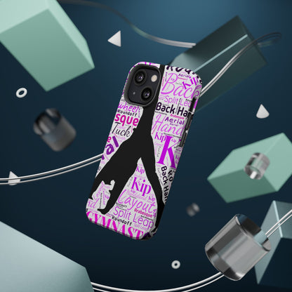 Impact-Resistant MagSafe Phone Case for Gymnasts (iPhone 13-17)  | Gymnast Design, Durable Protection