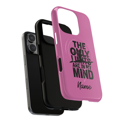 Tough Magnetic Phone Case (iPhone 18 Pro Max- iPhone 15) — “The Only Limits Are In My Mind” Motivational Design